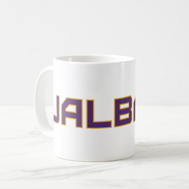 Caneca De Café Universidade de Albany Wordmark (Frente Esquerda)