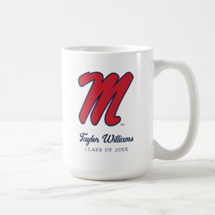 Caneca De Café Universidade do Mississippi   Script M