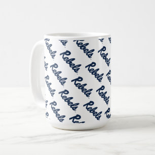 Caneca De Café Universidade do Mississippi   Script Rebels