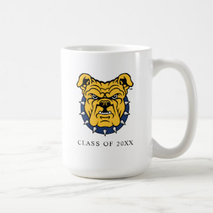 Caneca De Café Universidade Estadual da NCA&T   Rosto de Buldogue