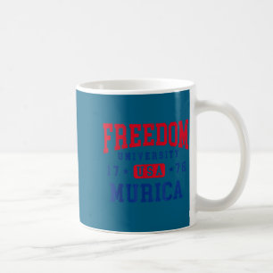 Caneca De Café Universidade Liberdade EUA Murica Arte