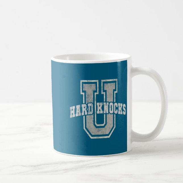 Caneca De Café University Of Hard Knocks Life Goals College Schoo (Direita)