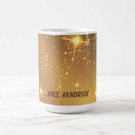 Caneca De Café Universo Celestial das Estrelas Personalizado