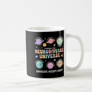 Caneca De Café Universo Neurodiverso Autismo Conscientização do A