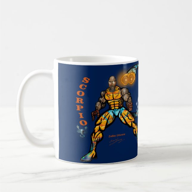 Caneca De Café Universo Zodiac - Scorpio Mug (Esquerda)