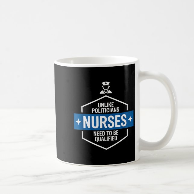 Caneca De Café Unlike Liticians Nurses Need To Be Qualified Sarca (Direita)