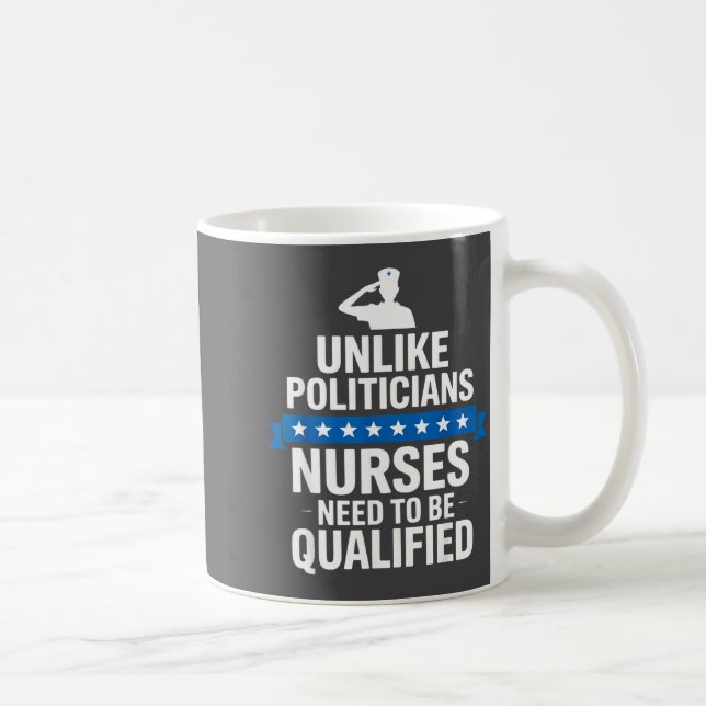 Caneca De Café Unlike Liticians Nurses Need To Be Qualified Sarca (Direita)