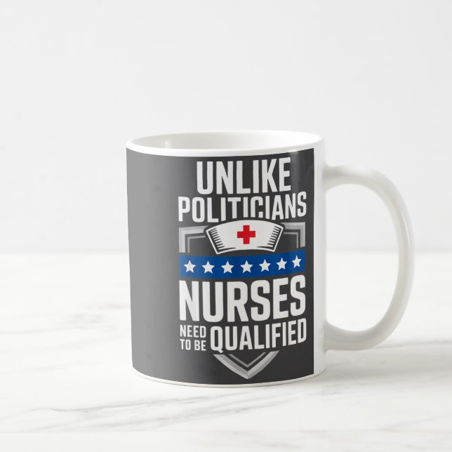 Caneca De Café Unlike Liticians Nurses Need To Be Qualified Sarca (Direita)