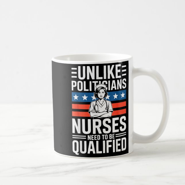 Caneca De Café Unlike Liticians Nurses Need To Be Qualified Sarca (Direita)