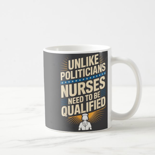 Caneca De Café Unlike Liticians Nurses Need To Be Qualified Sarca (Direita)