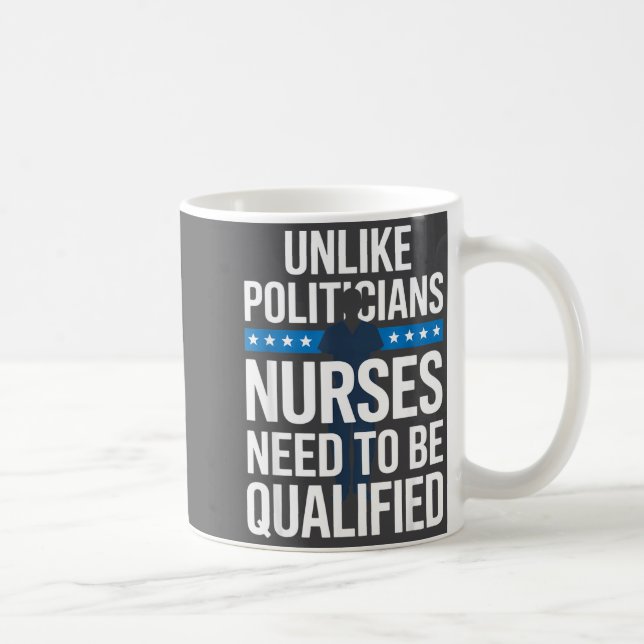 Caneca De Café Unlike Liticians Nurses Need To Be Qualified Sarca (Direita)