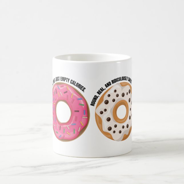 Caneca De Café unny Donut Mug – Real & Ridiculously Tasty (Centro)