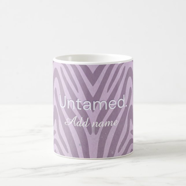 Caneca De Café Untamed Zebra Print Coffee Mug (Centro)