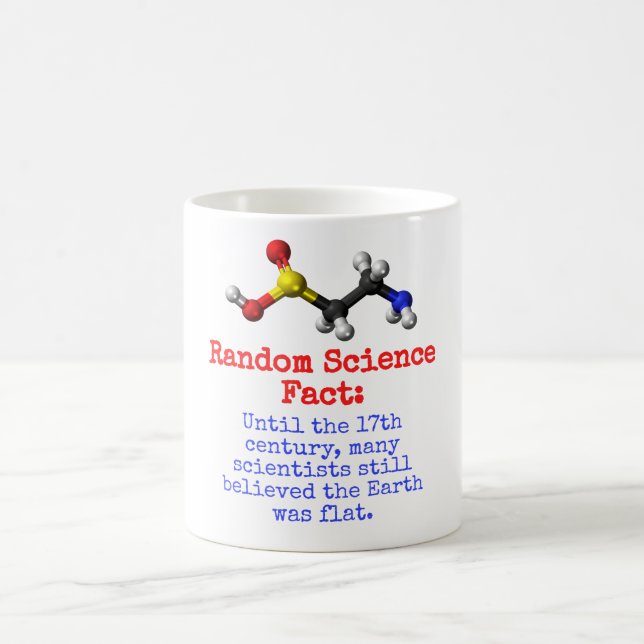 Caneca De Café Until The 17th Century - Flat Earth - Science Fact (Centro)