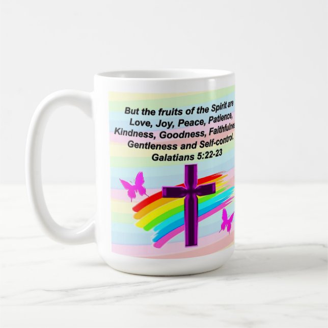 CANECA DE CAFÉ UPLIFICANDO GALÁCIOS 5 SCRIPTURE (Esquerda)
