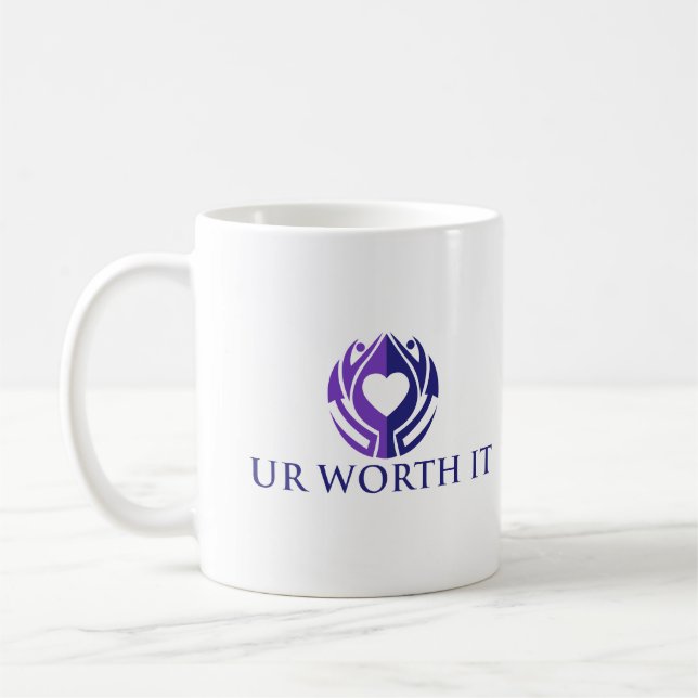 CANECA DE CAFÉ UR WORTH IT (Esquerda)