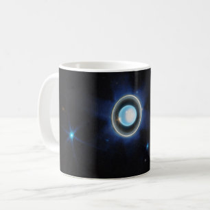 Caneca De Café Urano Planeta com Anéis e Luas Imagem JWST