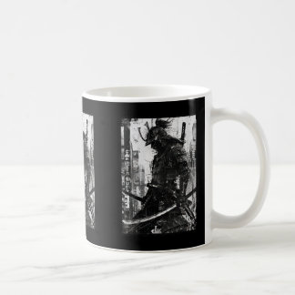 Caneca De Café Urban Samurai Warrior Grunge Japanese Streetwear
