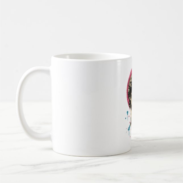 Caneca De Café Urbano Retro David — Estátua Bubblegum Pop (Esquerda)