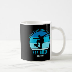 Caneca De Café Urn de Skateboard San Diego California Skateboarde