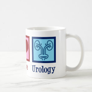 Caneca De Café Urologia de Paz e Amor