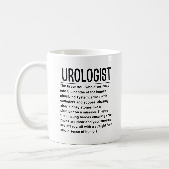 Caneca De Café Urologista (Esquerda)