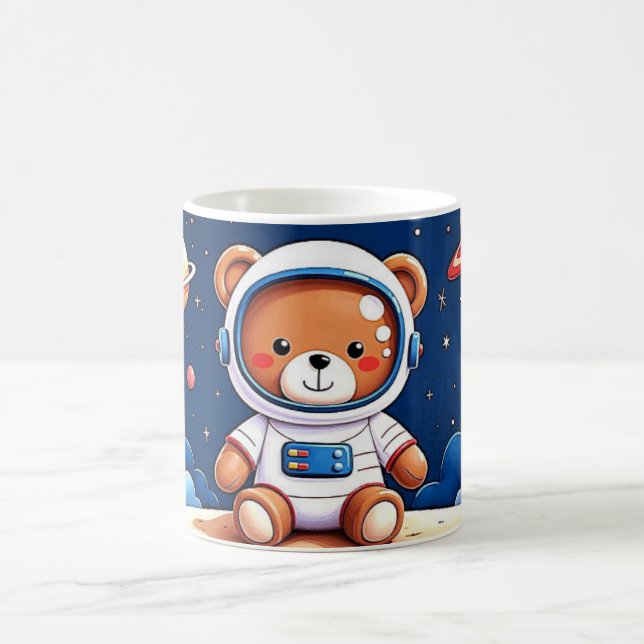 Caneca De Café Ursinho Cosmonauta Sonhos (Centro)
