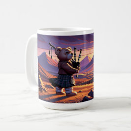 Caneca De Café Ursinho de Bagpipe