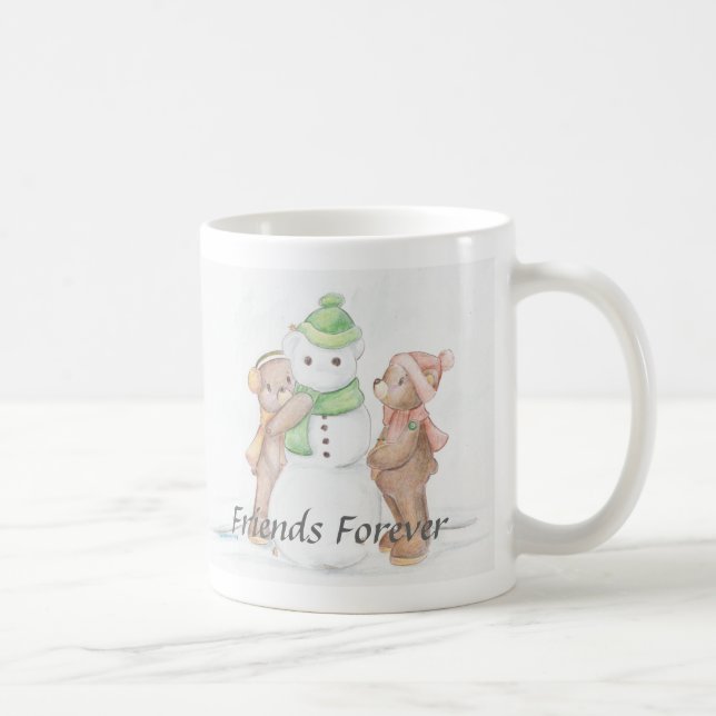 Caneca De Café Ursinho de neve (Direita)