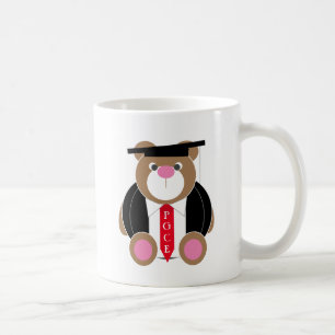 Caneca De Café Ursinho de pelúcia de professor personalizado PGC