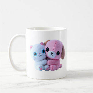 Caneca De Café Ursinho de Pelúcia Kawaii Abraço Pastel