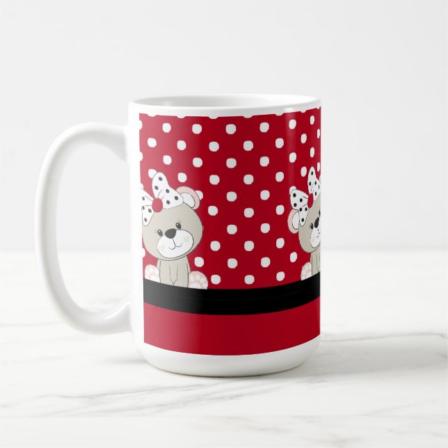 Caneca De Café ursinho fofo (Esquerda)