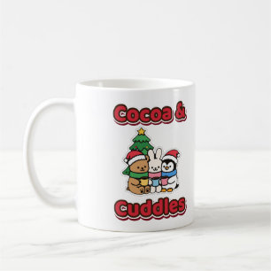 Caneca De Café Urso Bunny Penguin Natal da Cocoa e Cuddles