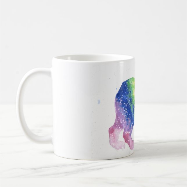 Caneca De Café Urso colorido (Esquerda)