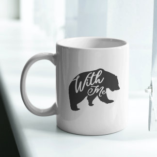Caneca De Café Urso com a Piada do Pai de Pun Engraçado