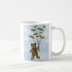 Caneca De Café Urso com Borboletas 2