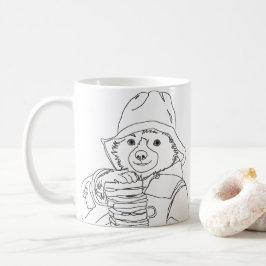 Caneca De Café Urso com Sanduíches