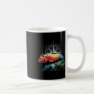 Caneca De Café Urso Comp Mochileiro Ao Ar Livre