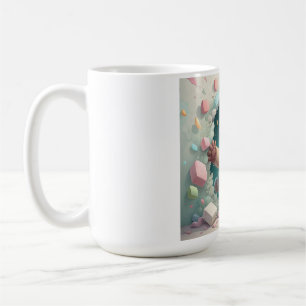 Caneca De Café Urso Corajoso Que Atravessa A Parede Sala para C