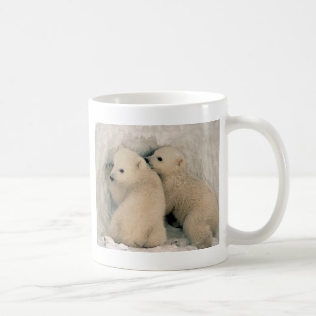 Caneca De Café Urso Cubs polar do Alasca (Direita)