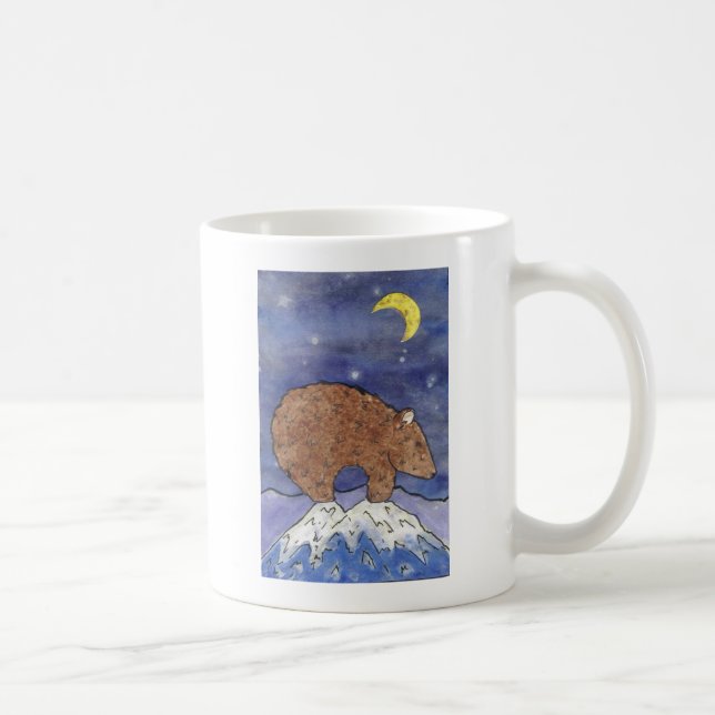 Caneca De Café Urso da Meia-Noite (Direita)