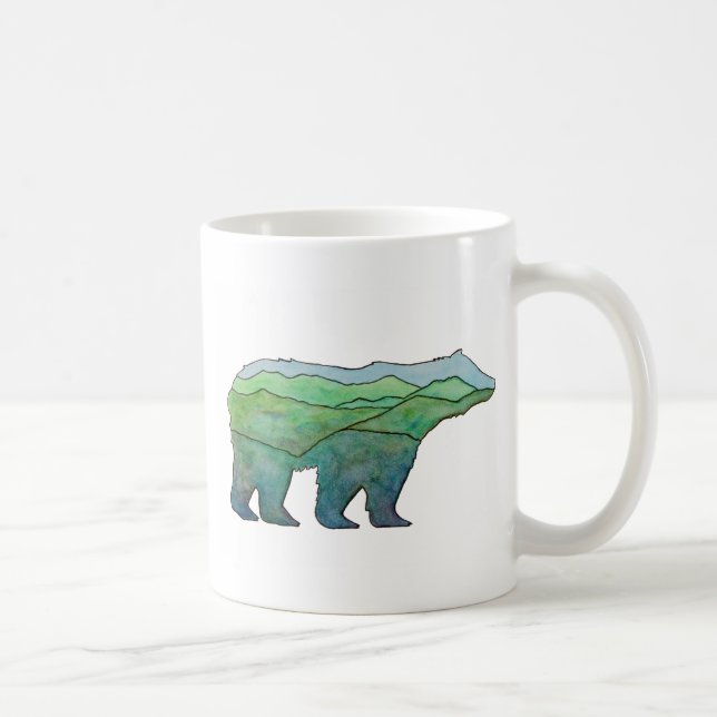 Caneca De Café Urso da montanha (Direita)
