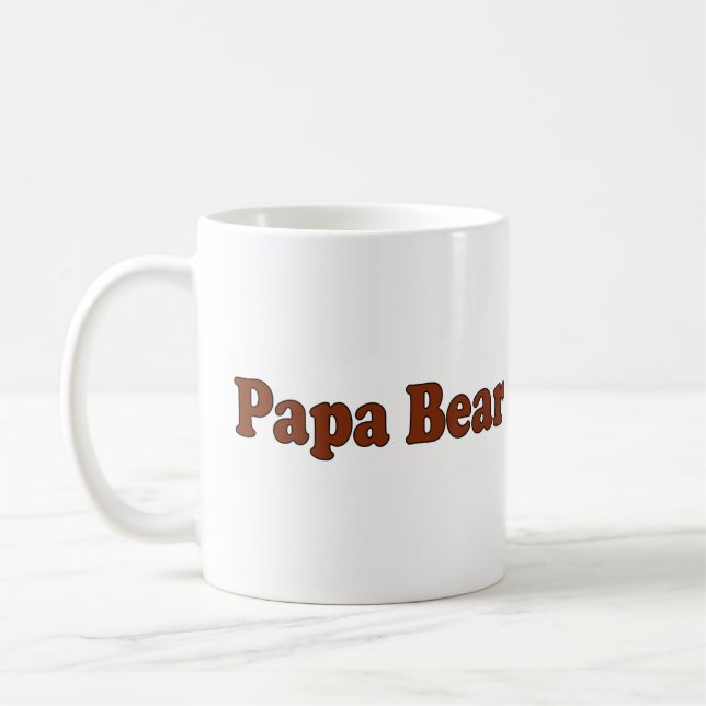Caneca De Café Urso da papá (Esquerda)