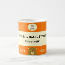 Caneca De Café Urso da vaia - laranja da abóbora