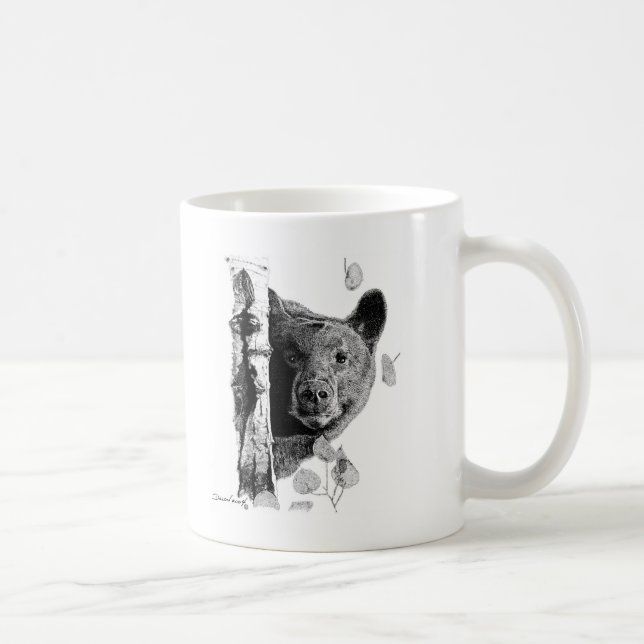 Caneca De Café Urso de Aspen (Direita)