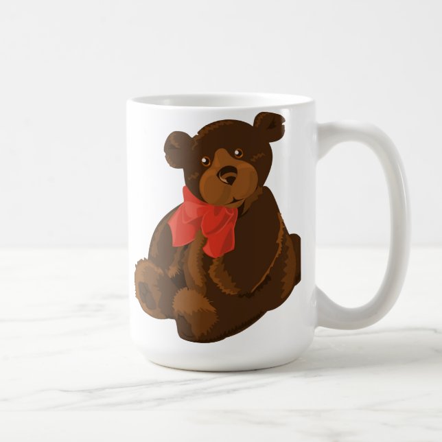 Caneca De Café Urso de desenho animado bonito (Direita)
