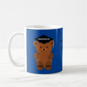 Caneca De Café Urso de Graduação #1-2 Mug