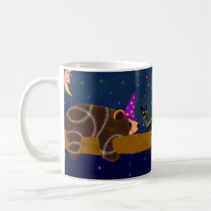 Caneca De Café Urso de Halloween e Mug de Gato Negro