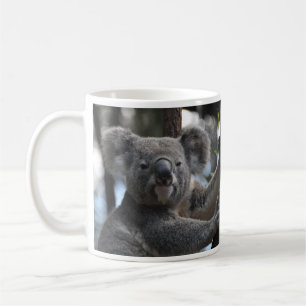 Caneca De Café Urso de Koala na árvore