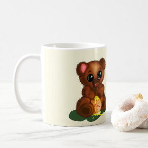 Caneca De Café Urso de Mel Bonito
